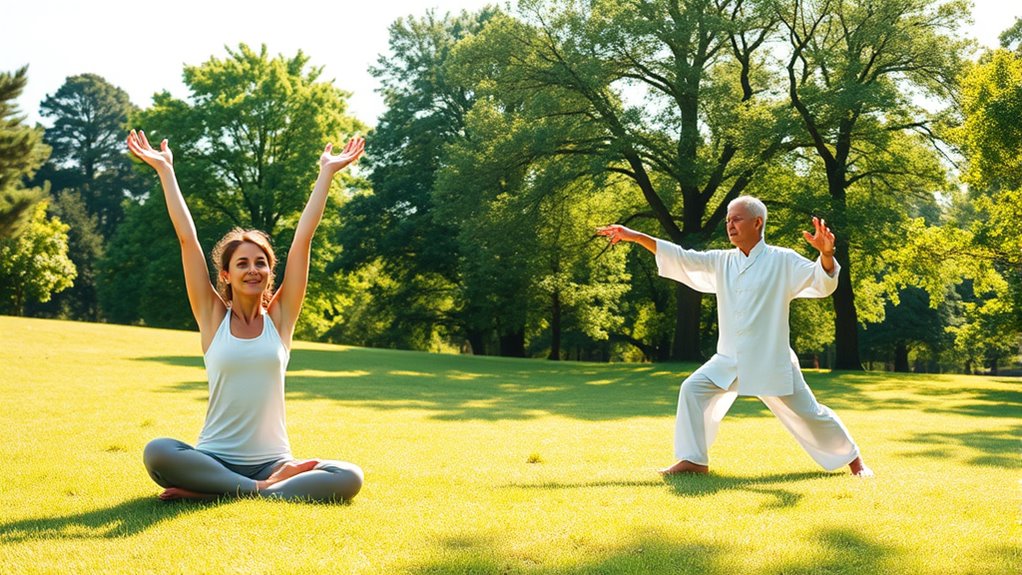 yoga and tai chi