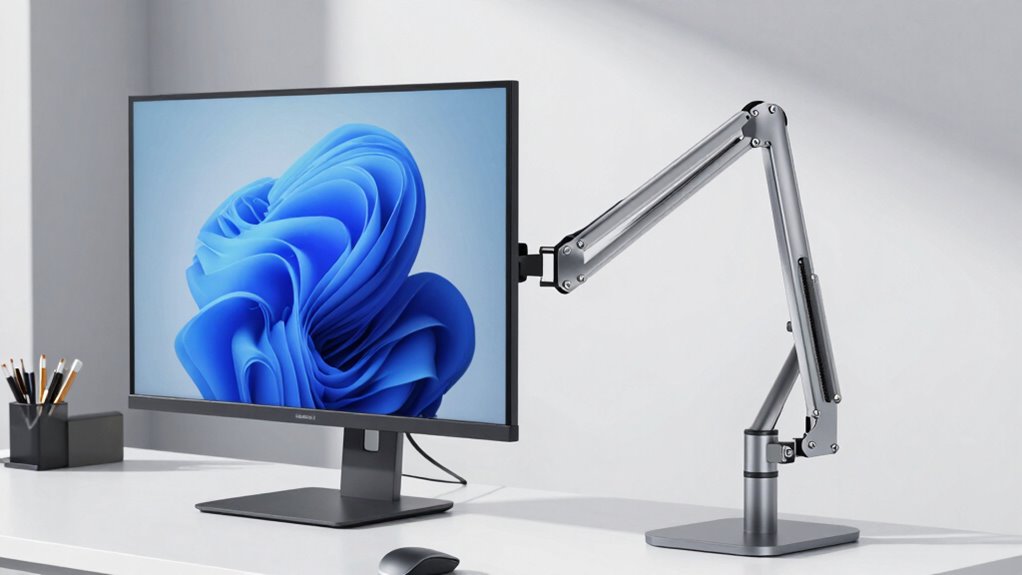 adjust monitor for ergonomic comfort
