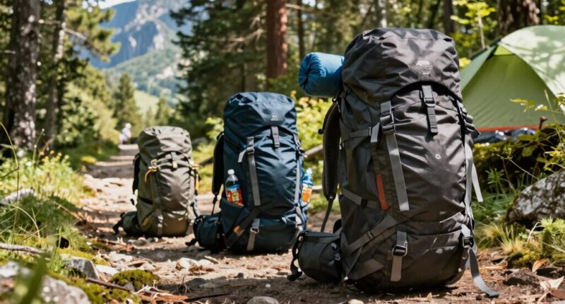 backpack capacity for hikes
