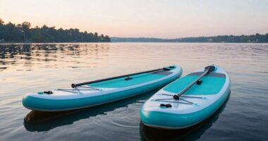 beginner friendly inflatable paddle boards
