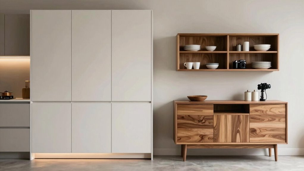 built in versus freestanding storage