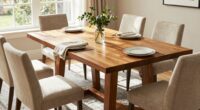 casual functional dining space