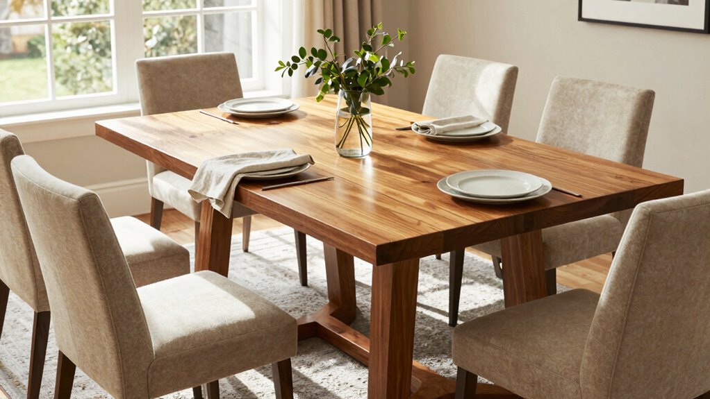 casual functional dining space
