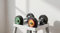 compact adjustable dumbbells