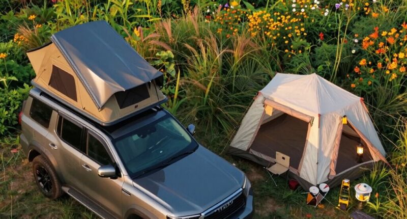 comparison of camping options