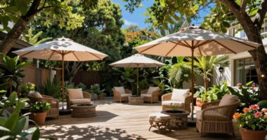 create comfortable shaded retreat