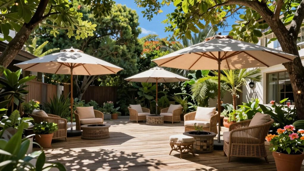 create comfortable shaded retreat