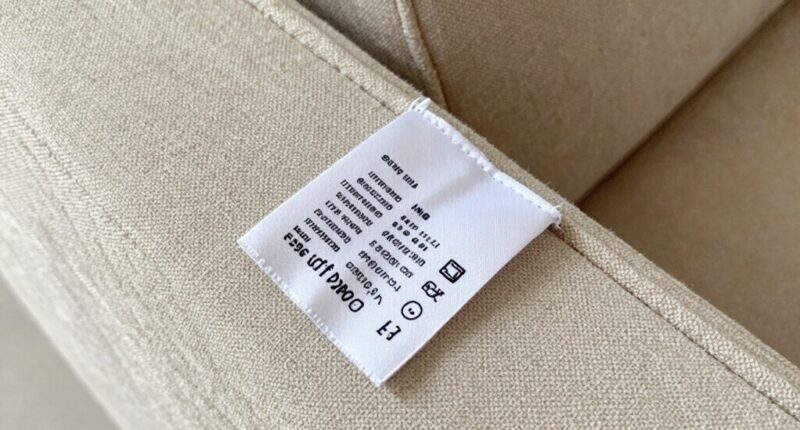 decoding furniture upholstery labels