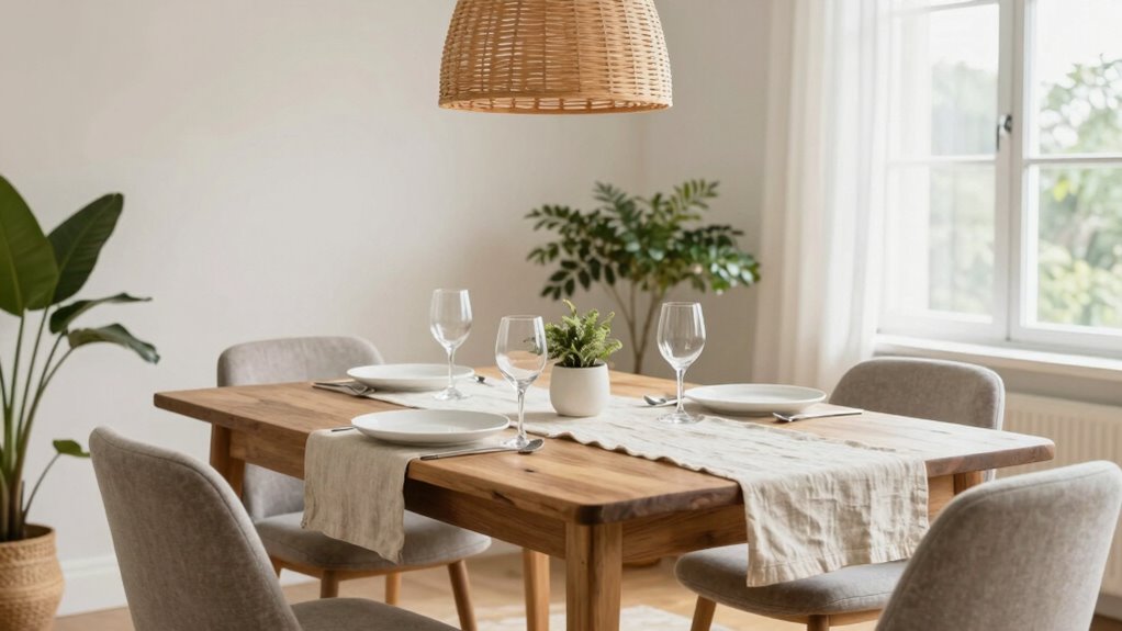 elegant harmonious dining ambiance