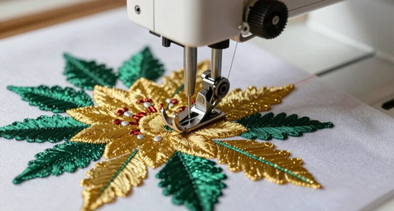 embroidery machines functions