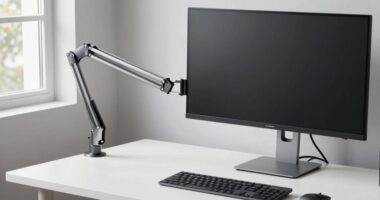 enhanced ergonomic workspace setup