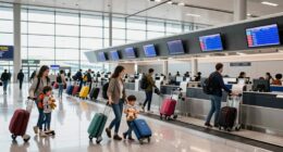 family airport travel planning