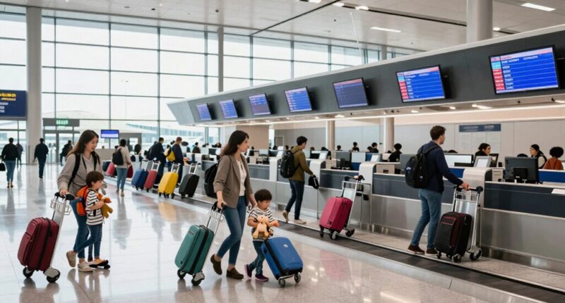 family airport travel planning