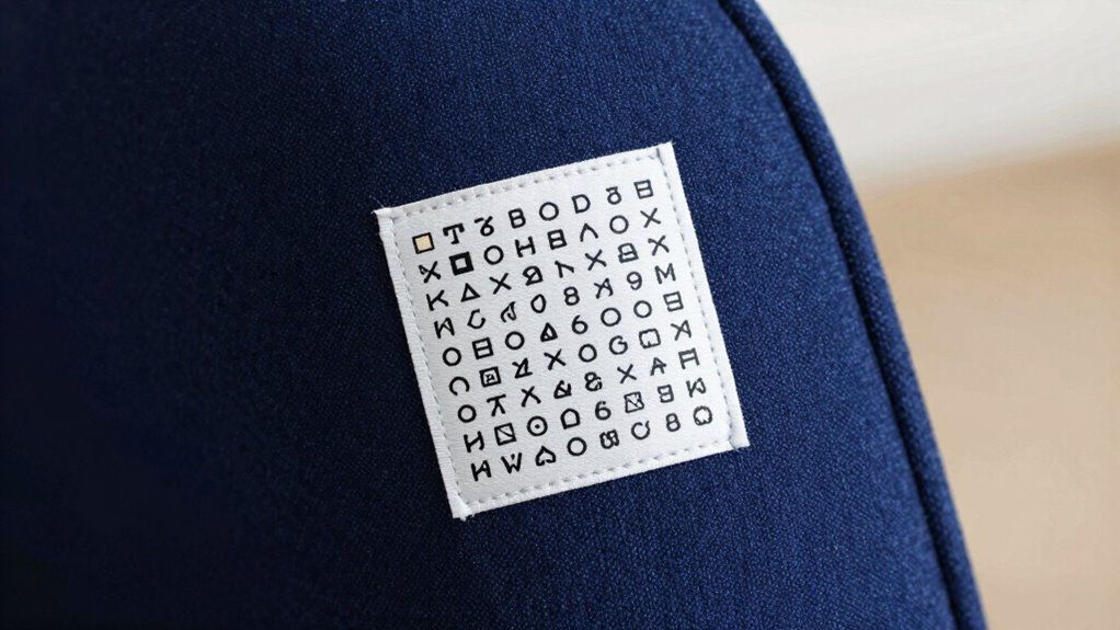 furniture label care tips