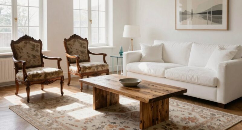 harmonize vintage and modern