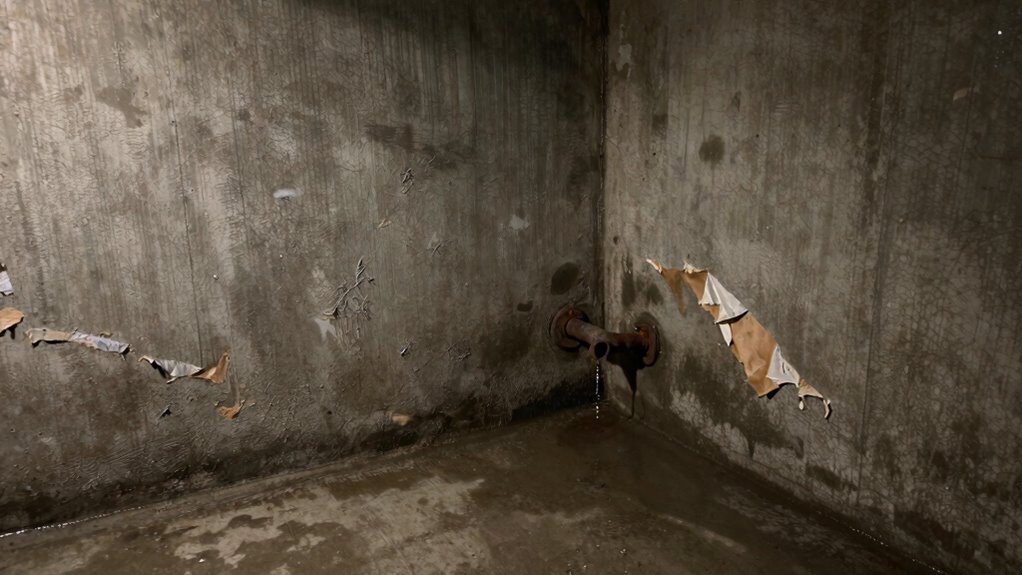 hidden basement moisture signs