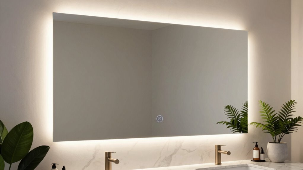 illuminated bathroom mirror trends