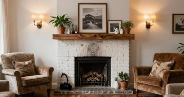 improve space around fireplace