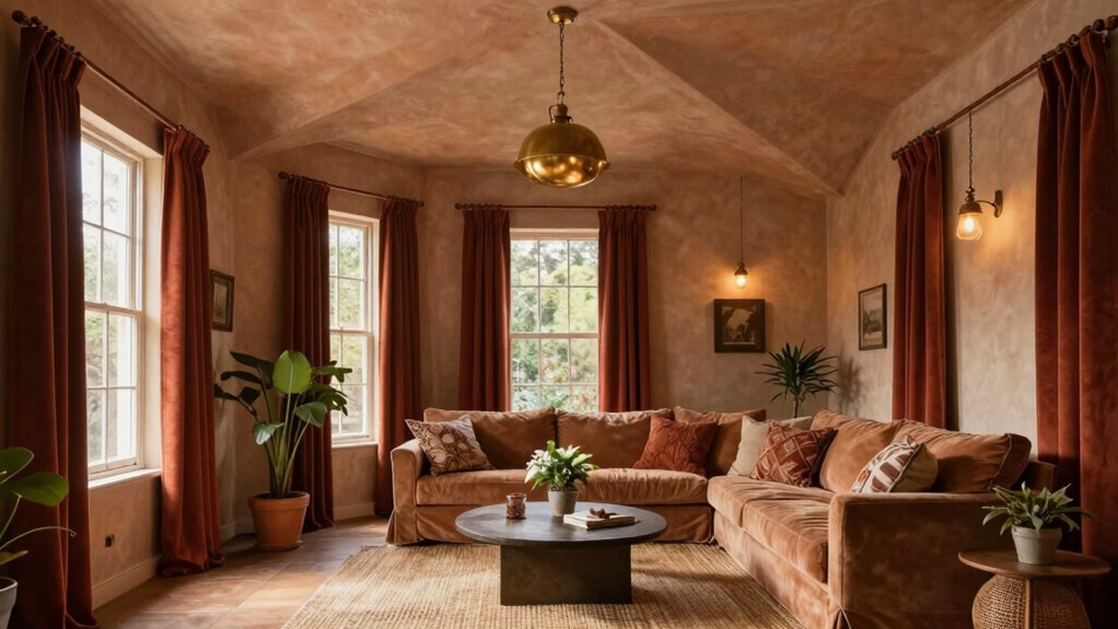 layered lighting creates coziness