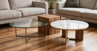 optimal coffee table shapes