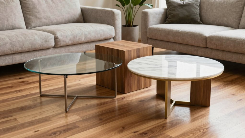 optimal coffee table shapes