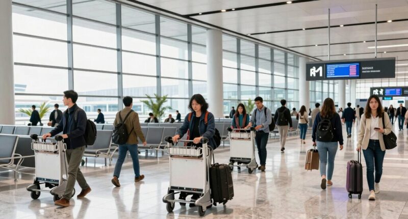 optimize airport arrival procedures