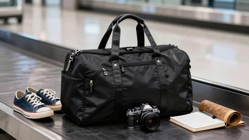 organized durable travel duffel