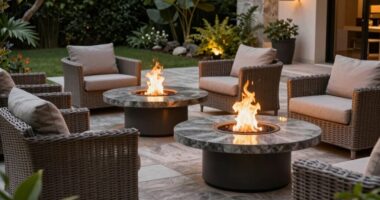 outdoor fire pit design