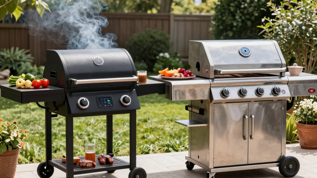 pellet vs gas grills
