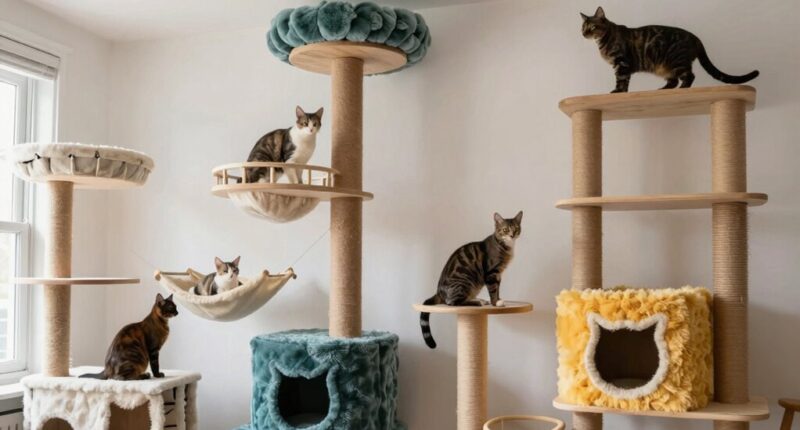 pet vertical climbing structures