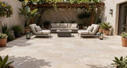 plan patio furniture layout
