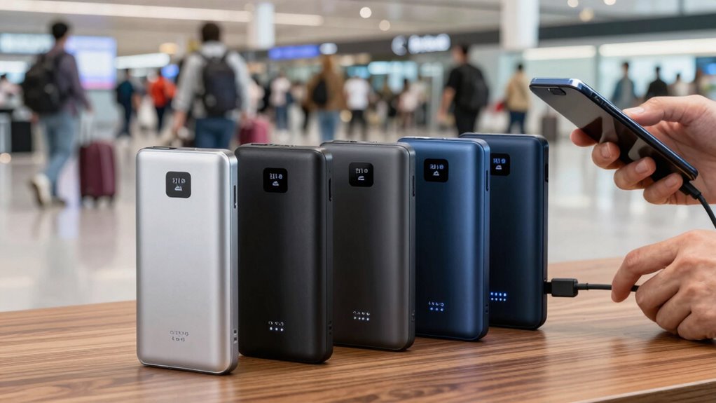 portable charging capacity information