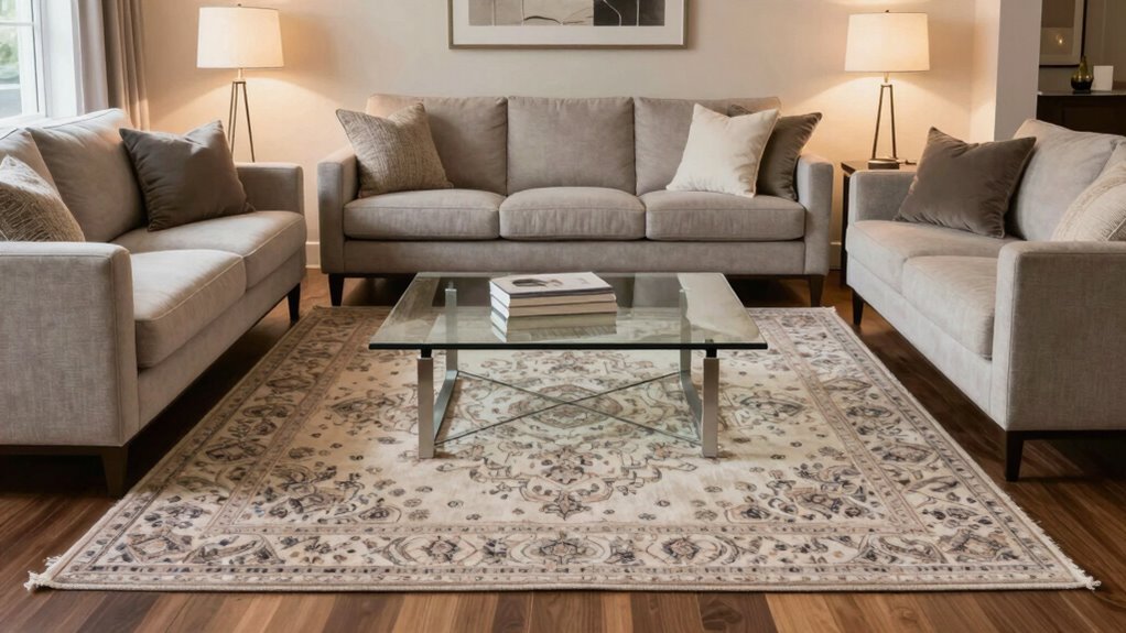 proper rug size and placement