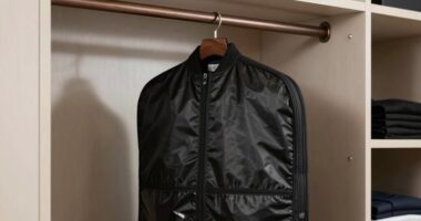 protects clothes from wrinkles