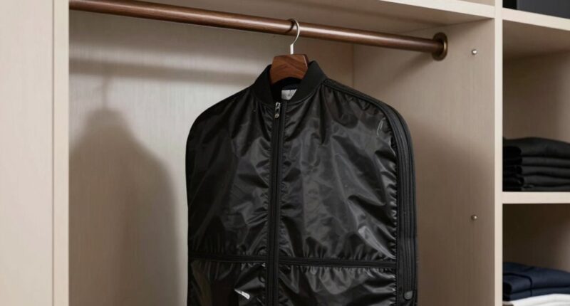 protects clothes from wrinkles