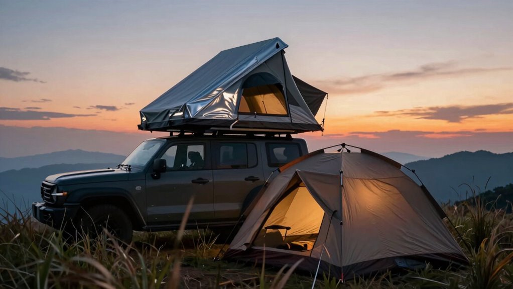 rooftop vs ground tents