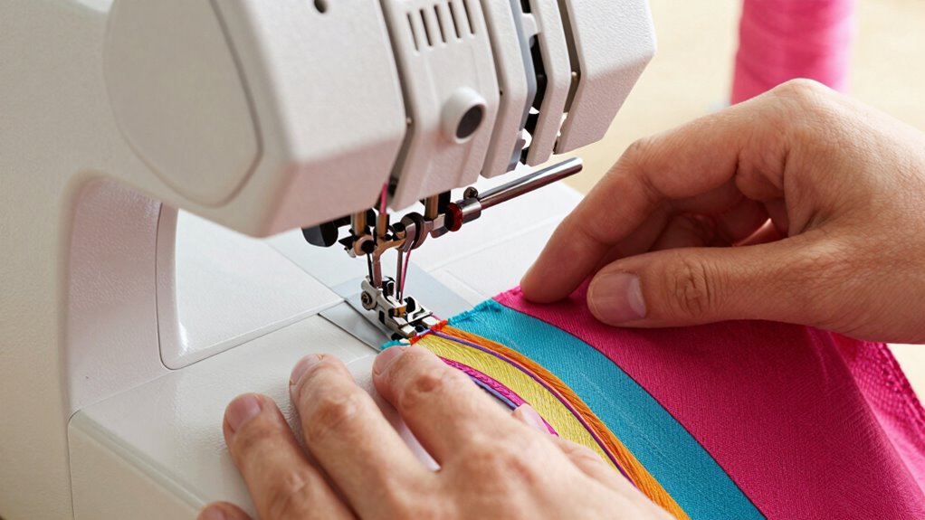 serger tension and fabric mastery