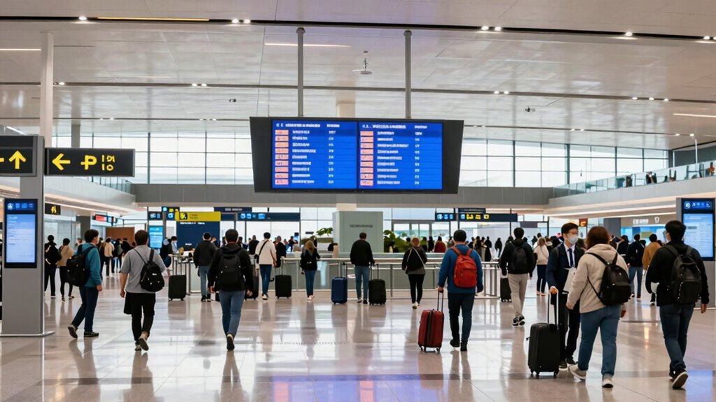 streamlined passenger arrival process