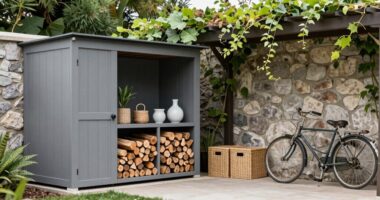 stylish outdoor storage solutions