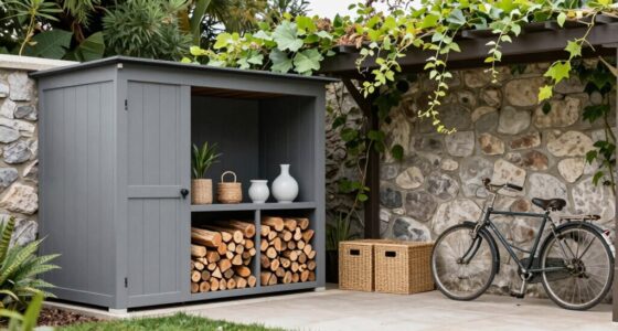 stylish outdoor storage solutions