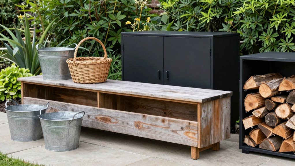 stylish weatherproof garden storage