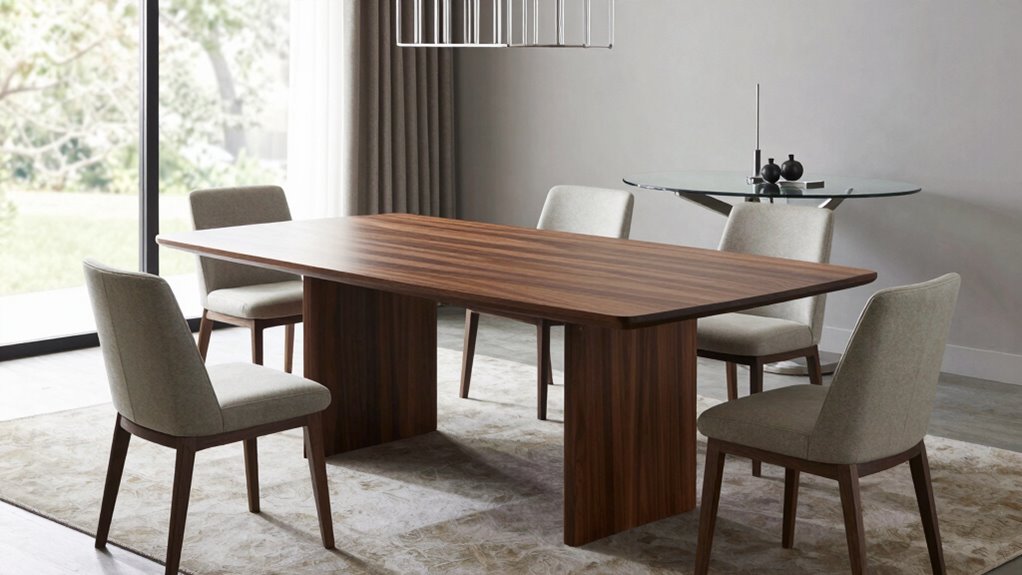 table shape style and materials