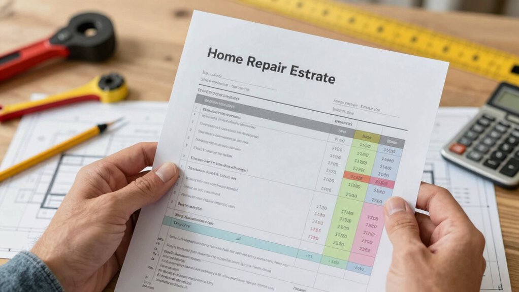 understanding home repair estimates