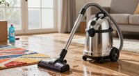 vacuuming and deep cleaning