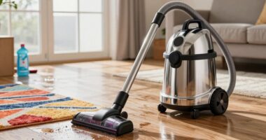 vacuuming and deep cleaning