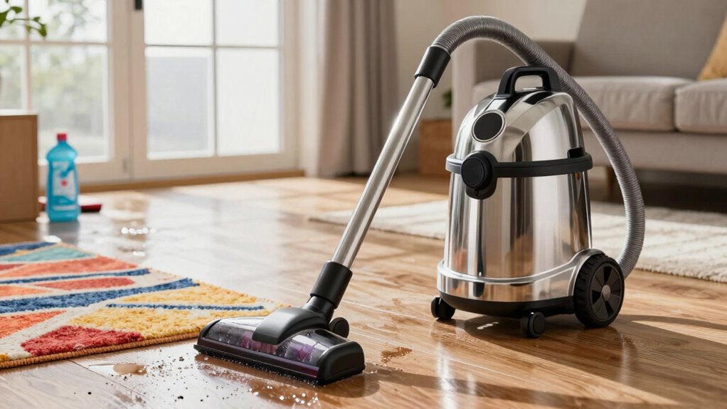 vacuuming and deep cleaning