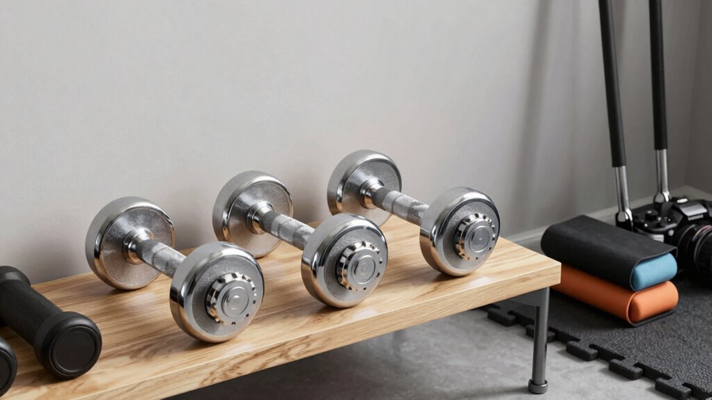 versatile space saving adjustable weights