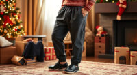 LETAOTAO Men’s Elastic Waist Pants for Holiday Gatherings