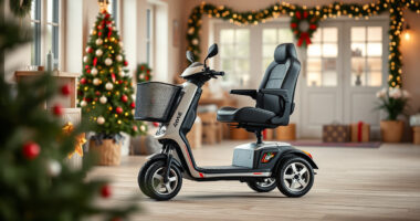 Vive 4 Wheel Mobility Scooter: Easier Holiday Outings