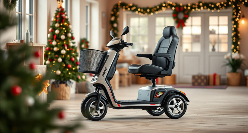 Vive 4 Wheel Mobility Scooter: Easier Holiday Outings